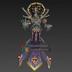 WOW魔獸世界 克爾蘇加德 3d模型