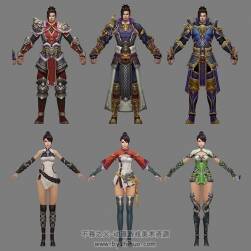國風(fēng)超贊武俠手游 全套角色/武器模型 12345彈MAX合集
