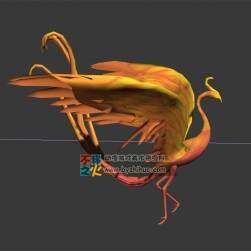 纖長(zhǎng)的鳳鳥(niǎo) Max模型