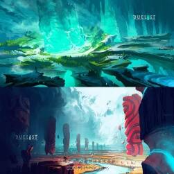 【Duelyst】決斗英雄 場景原畫 Anton Fadeev 游戲概念設計