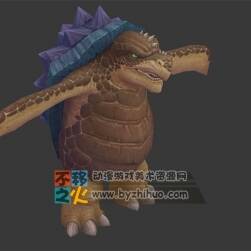 海龜  怪物 怪獸 T-pose模型