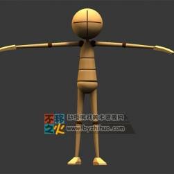 幾何  骨骼 卡通 人物 小人 模型