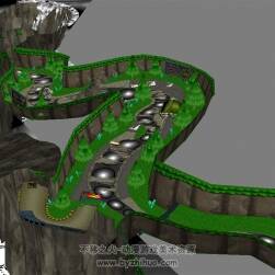 【馬里奧賽車】3D賽道 場(chǎng)景模型 經(jīng)典游戲美術(shù)資源