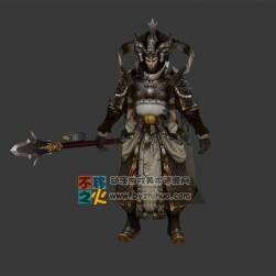 戰(zhàn)士 將軍 武將 戰(zhàn)神模型