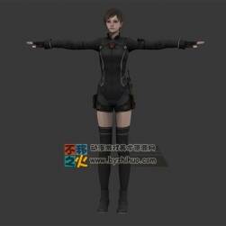 次世代短發(fā)女戰(zhàn)士模型
