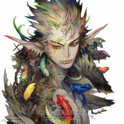 韓國(guó)女畫(huà)師 ????YILEE 絢麗色彩CG插畫(huà)作品 856P
