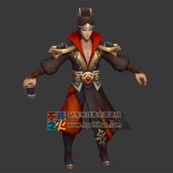 狄仁杰 英雄 官服 外觀 模型