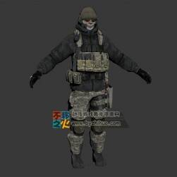 次世代男士兵戰(zhàn)士模型