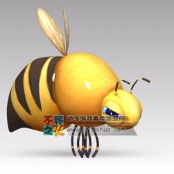 小蜜蜂 卡通3D模型