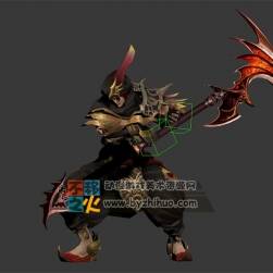 西域 波斯 鐮刀 戰(zhàn)士 模型