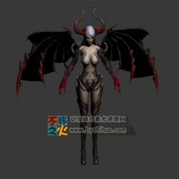 性感 美女 惡魔 模型