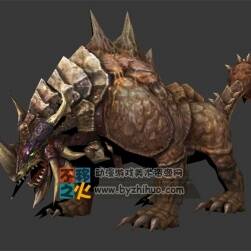 獠牙 怪獸模型