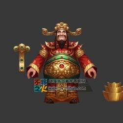 可愛 財(cái)神 模型