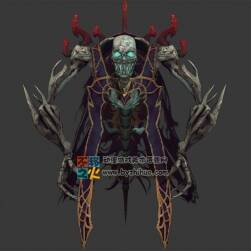 魔鬼 惡魔骷髏模型