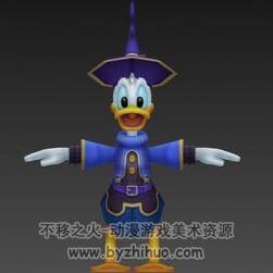 Donald Duck 唐老鴨 max模型