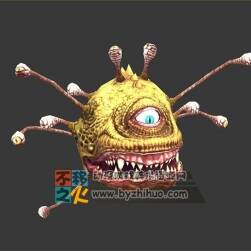 獨(dú)眼 怪物 細(xì)菌 模型