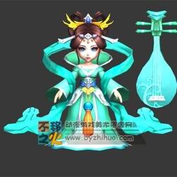 卡通 美女 瑤池仙女 模型