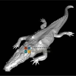 crocodile 鱷魚 OBJ模型 無(wú)皮膚