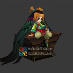 古裝 兒童 倉庫 NPC 模型