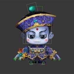 二凱 卡通 小僵尸 模型