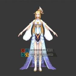 金發(fā) 仙女 美女 法師模型
