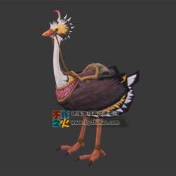坐騎 長冠鴕鳥 Max模型