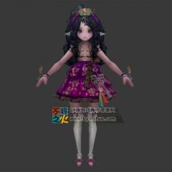 精靈 可愛(ài) 蘿莉 少女 模型