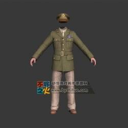 美軍 軍官 軍服 模型