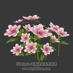 花3D模型