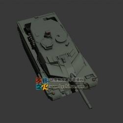 軍綠色坦克 Max模型