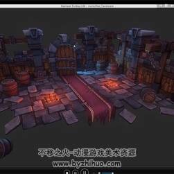 Maya地下城堡游戲場景制作視頻教程 第二季