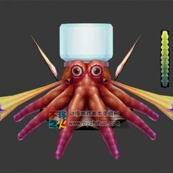 Q版章魚(yú) Max模型