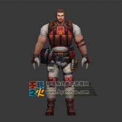 壯漢 士兵 傭兵 模型