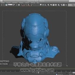 Gumroad Quick UV Mapping For Production 未來(lái)科幻戰(zhàn)士UV貼圖映射教程