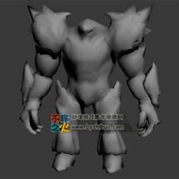 白模 妖怪 怪物模型