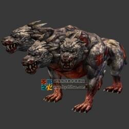 Cerberus 地獄犬 三頭狼 游戲模型