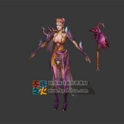 美女 性感 魔法 模型