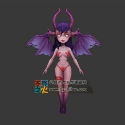 惡魔 蝙蝠 性感 魔女 模型