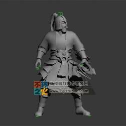 古裝  鎧甲 弓箭手 模型
