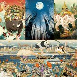 Victo Ngai 倪傳婧插畫(huà)集 創(chuàng)意CG插圖 369P