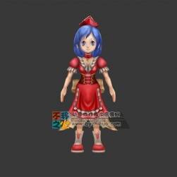 可愛 蘿莉 小女孩模型