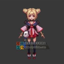 金發(fā) 古裝 可愛(ài) 蘿莉 模型