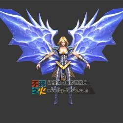 金發(fā) 女戰(zhàn)士 鎧甲 模型