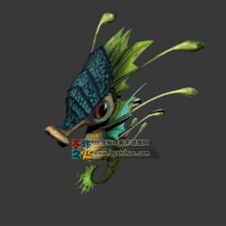 Q版海馬 3D模型