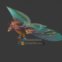 彩色神鳥 Max模型 含全套動作