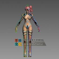 粉發(fā) 美女 性感 模型