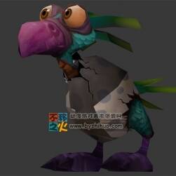 魔獸世界 WOW babyhawkstrider 寵物小鳥(niǎo)模型