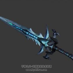 Frostmourne 霜之哀傷3D模型 巫妖王武器