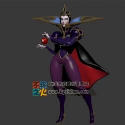 白雪公主 女王 女巫 反派 模型