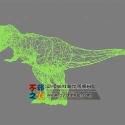Tyrannosaurus Rex 霸王龍和霸王龍頭骨3DS模型